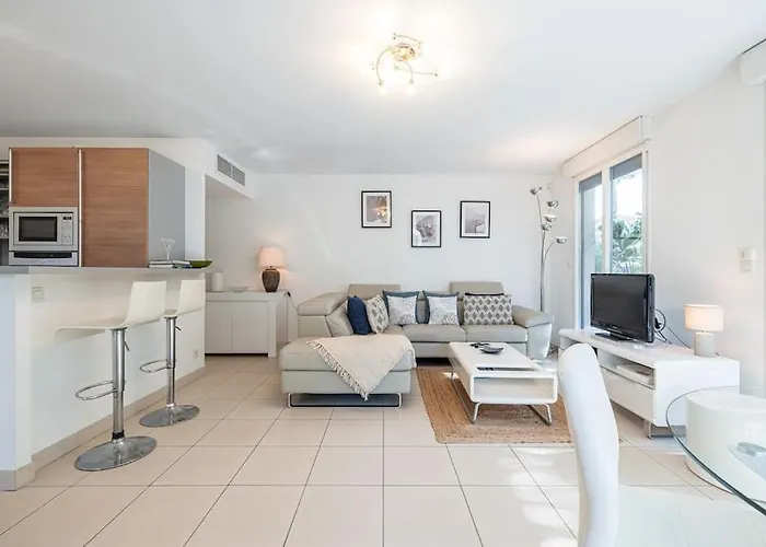 公寓 Beautiful And Spacious 2 Bed With Pool 昂蒂布